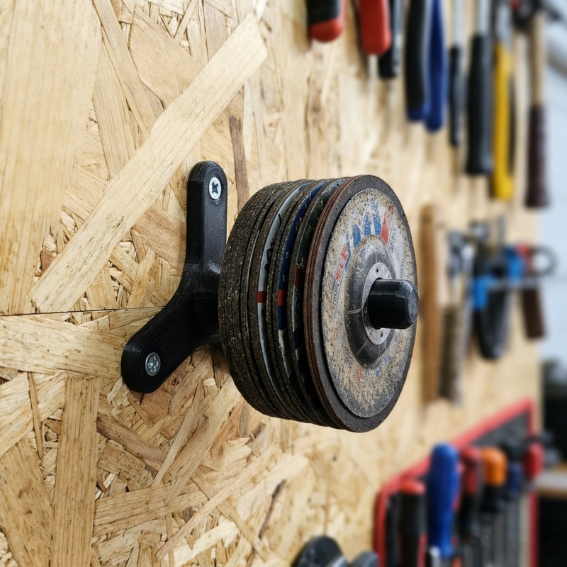 Workshop Tools Wall - 1 adet duvara monte öğütücü tutucu
