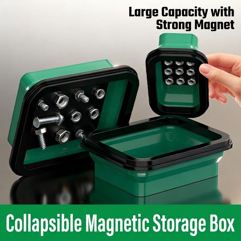 Magnetic Parts Tray - Manyetik Delikli Plaka Duvar Montaj Parçaları