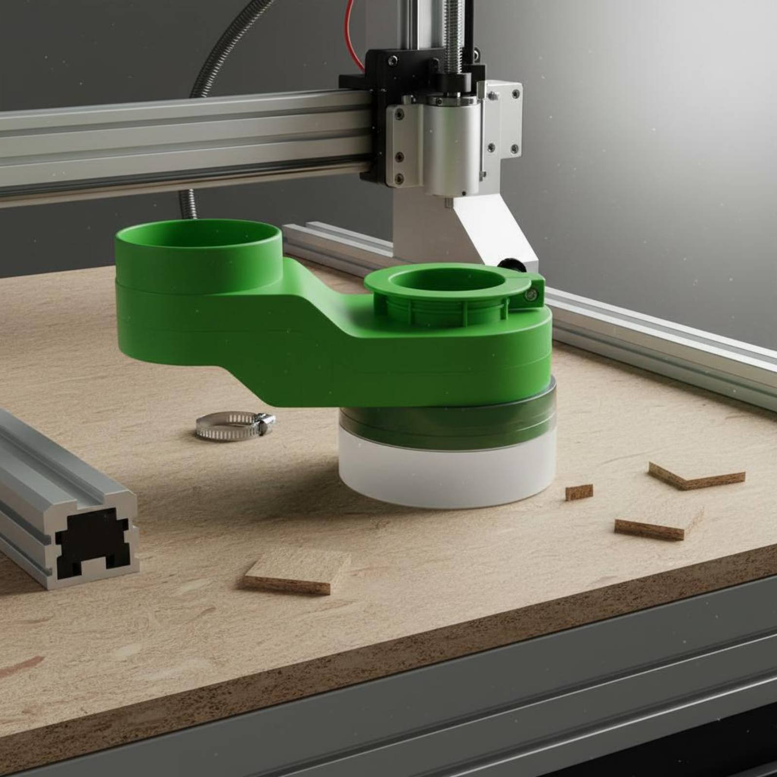 Workshop Cleaning Tools - Mil Toz Kapağı Temiz Kesim CNC