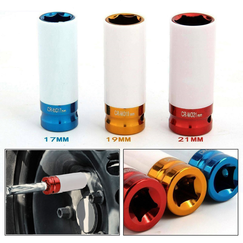 Car Workshop Tools And Equipment - 1 adet Metal Soket 17mm/19mm/21mm lokma