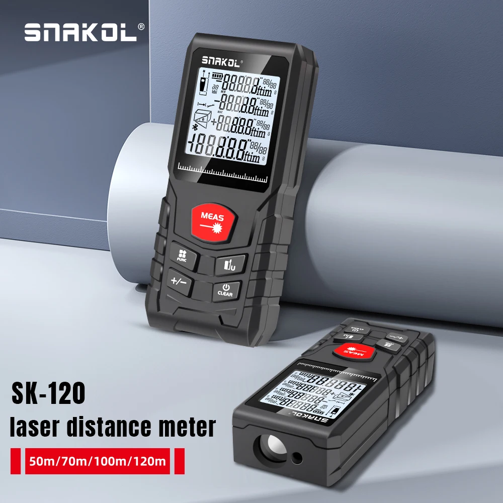 Stanley Tape 25Ft - SNAKOL Lazer Mesafe Ölçer 50m 70m