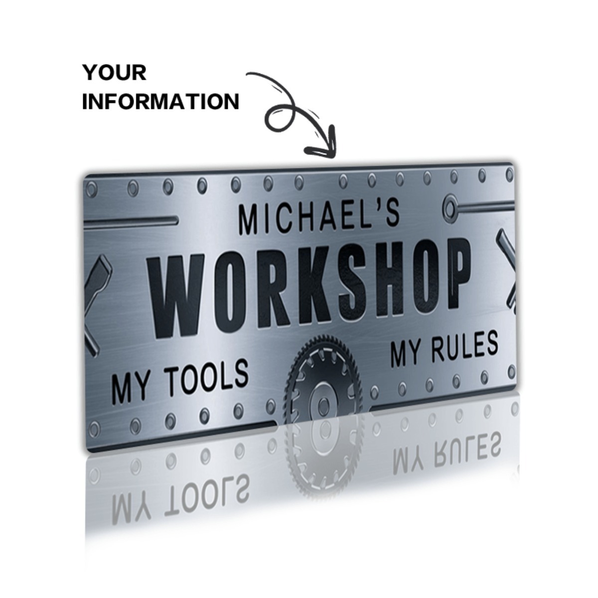 Kişiselleştirilmiş İsim Atölye - Tools Name In Workshop incelemesi ve fiyatı