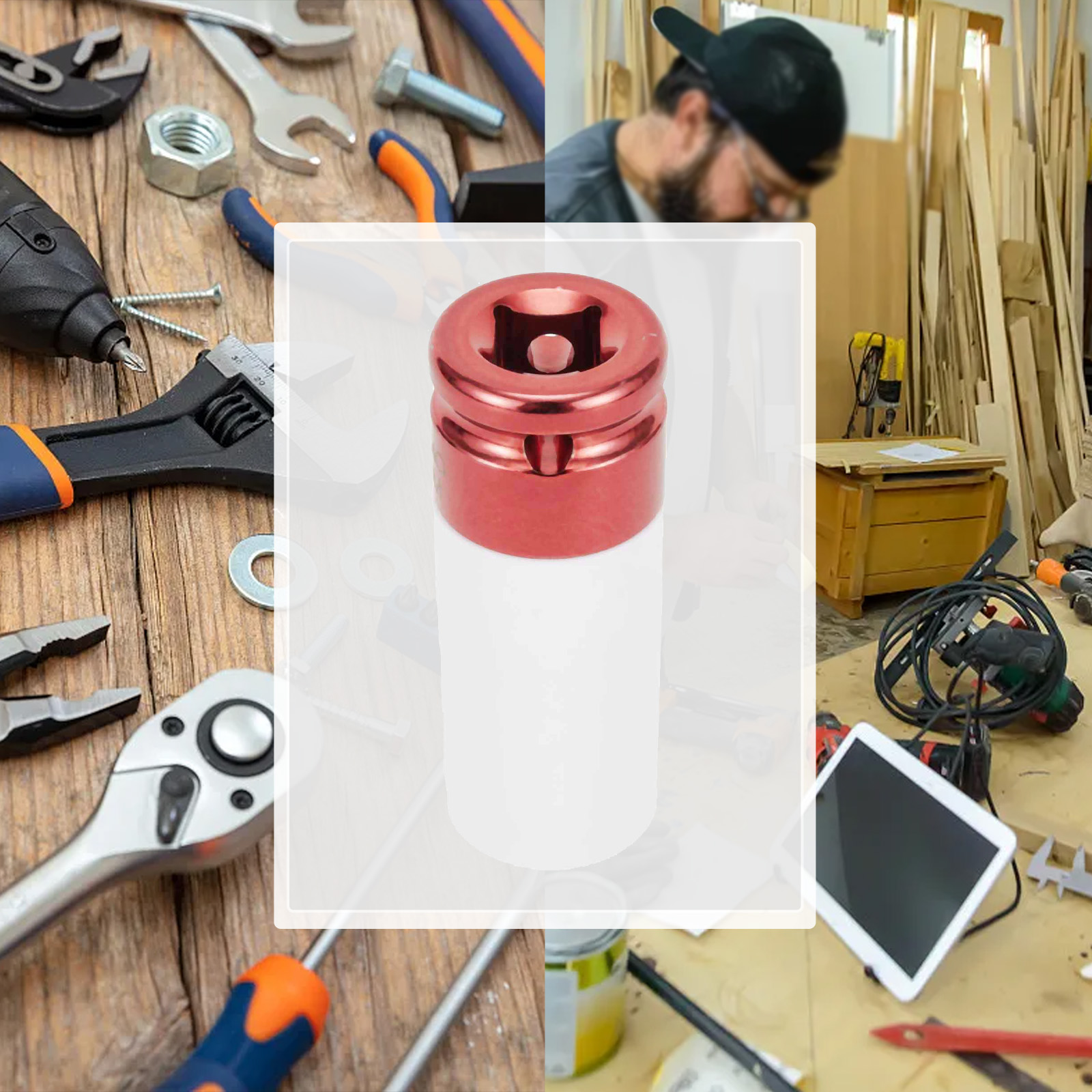 1 adet Metal Soket 17mm 19mm 2 - Car Workshop Tools And Equipment incelemesi ve fiyatı