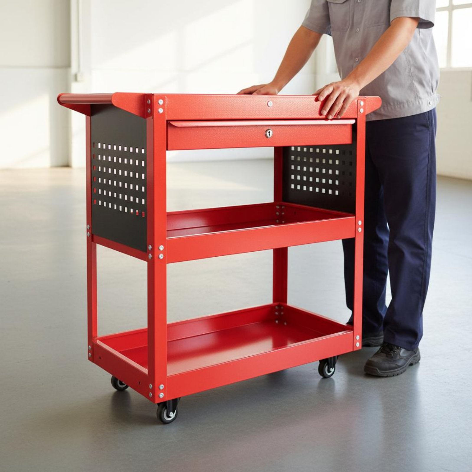 3 Katlı Alet Arabası Kalınlaşt - Workshop Tools Diy incelemesi ve fiyatı